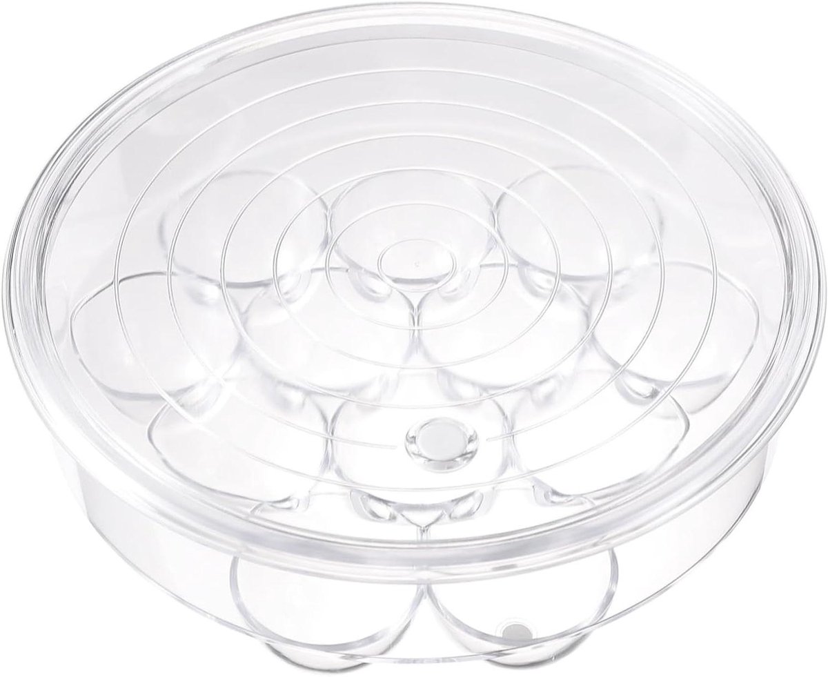 Koelkast Opbergbak - Deksel Container - Eieren Bewaren - Ventilatie Gaten - 21.5 cm - Transparant