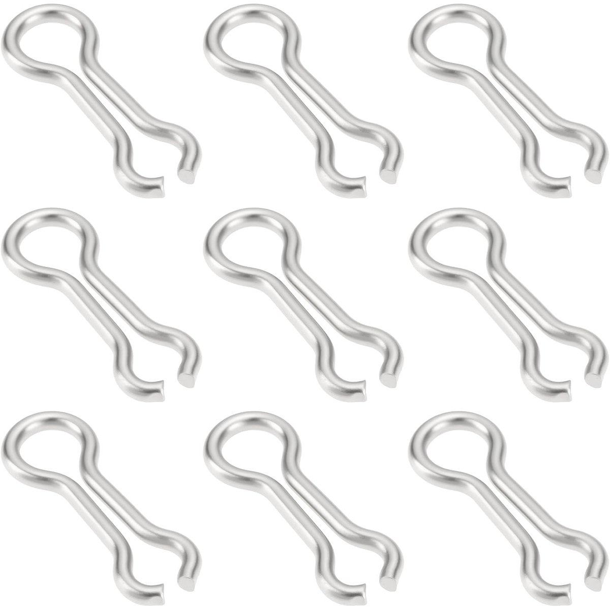 NTH products- Vissersinkers 250 Stuks - 16x1.2mm - Roestvrij Staal - Geschikt voor DIY - Flexibele Oog - Hoogwaardige Prestaties - Vissersaccessoires