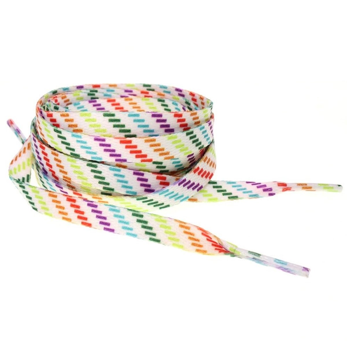 Byshayne- Sneakerveters Scheurvast - Kleurrijke Veters - Vervangende Veters - Polyester - 80/100/120/140/160 cm - 8 mm Breedte - Schoenveters