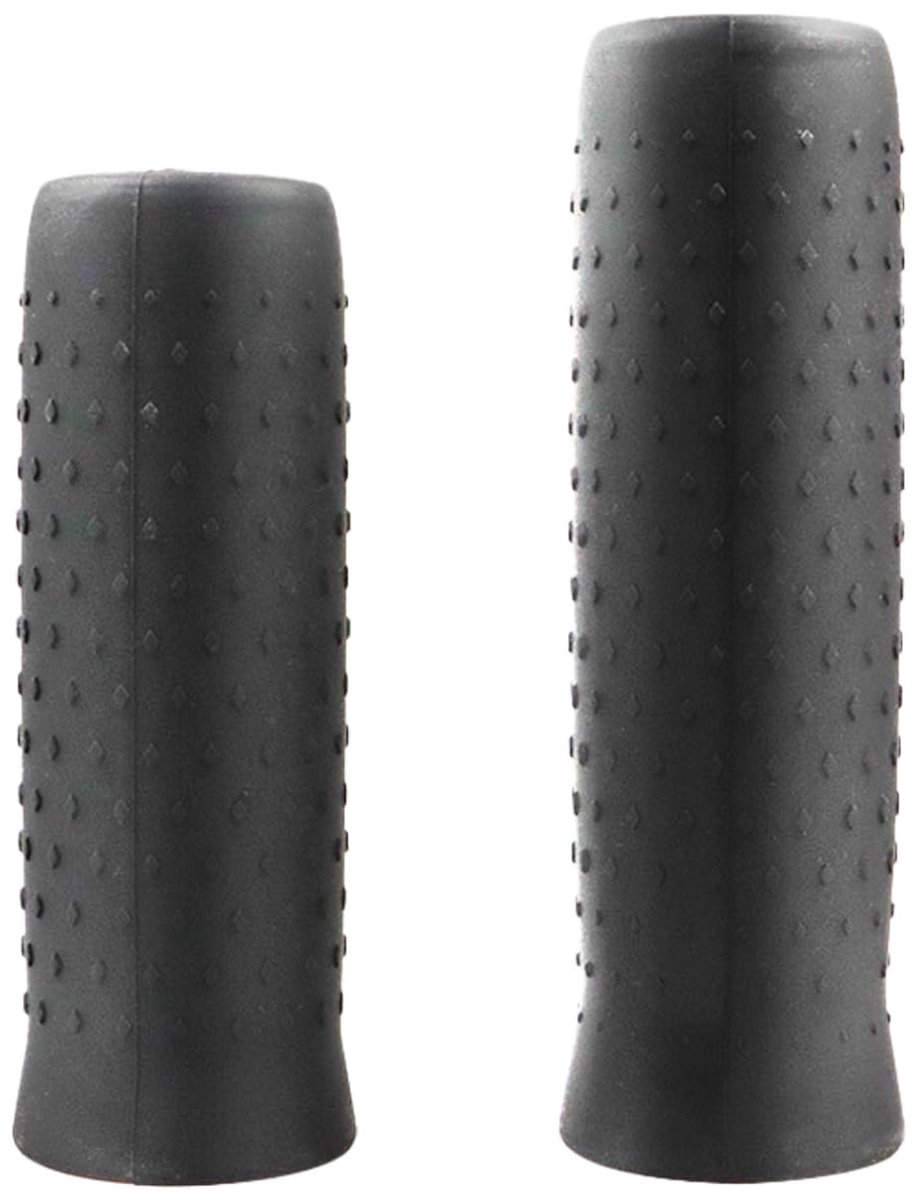Dailygoods- Handgrepen voor E-scooter - Ergonomisch ontwerp - Zwart - Silicagel - 2 stuks - Comfort en grip