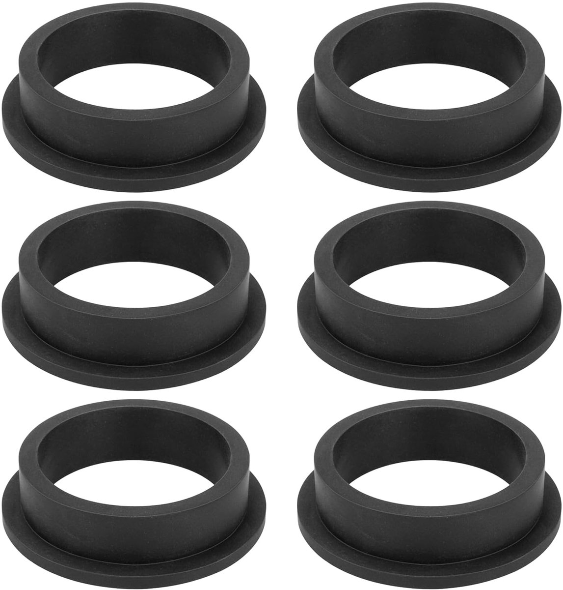 O-ringen Set - Afdichtingen - Zwembad Onderhoud - Duurzaam Rubber - 6 stuks - Zwart