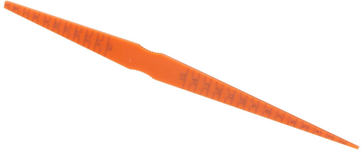 Dailygoods- Gap Gauge - Uitlijningsmeter voor Paneelopening - Auto Accessoires - Duurzaam Meetinstrument - 25,3 x 1,8 x 0,3 cm - Perfect voor Carrosserie Uitlijning - Uitlijnmeter