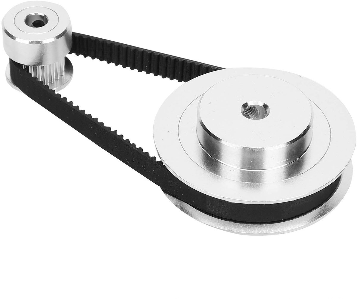 Dailygoods- Synchrone Pulley - 20/60 Tanden - Geschikt voor 6mm Timing Riemen - Aluminium - Duurzaam - Hoge Snelheid - Lange Levensduur - Tandwiel
