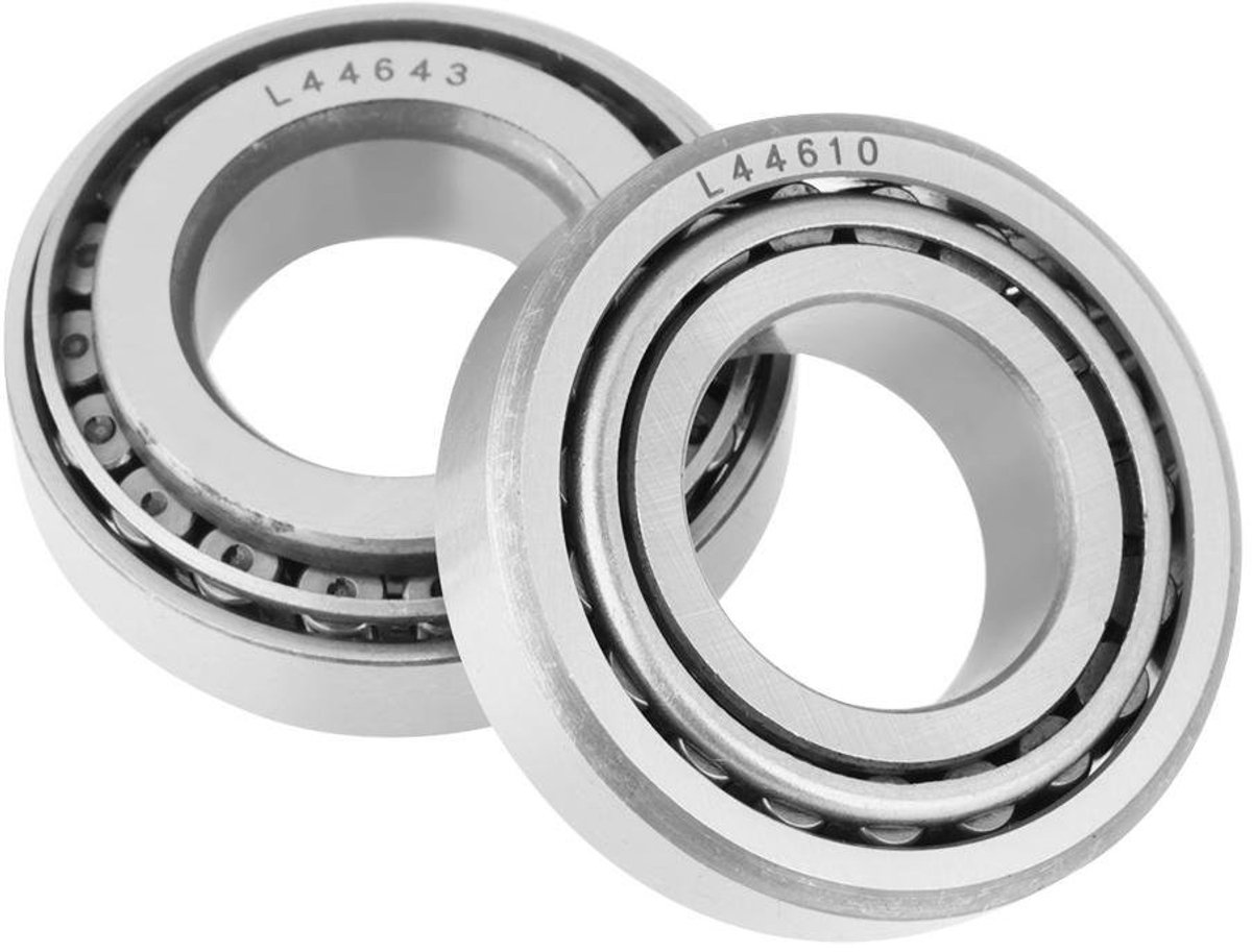 Dailygoods- Tapered Roller Lager Hoogwaardig Materiaal - Kegellager - Enkele Rij - Binnendiameter 25,4mm - Buitendiameter 50,292mm - Dikte 14,22mm - 2 Stuks