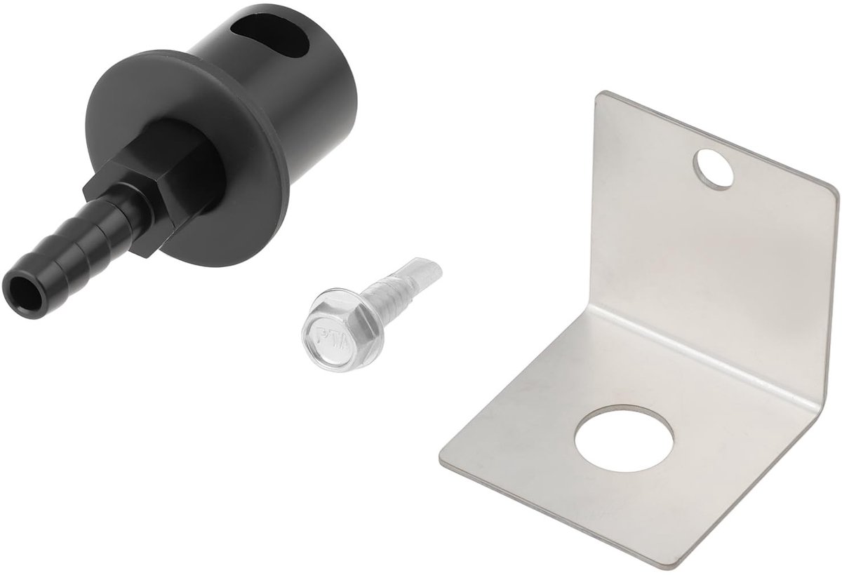 Dailygoods- Brandstoftank Ventiel Kit - 5/16" Aansluithaak - Aluminiumlegering - Corrosiebestendig - Geschikt voor Holley 19-174 - Voorkomt brandstoflekkage - Ventilatieklep