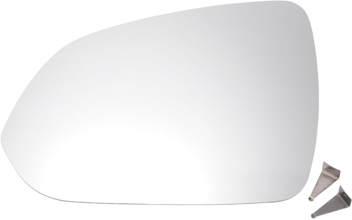 Dailygoods - Zijspiegelglas Vervanging - Convex Verwarmd Glas - Wit - Auto Accessoire - Perfecte Pasvorm - Hoogwaardige Kwaliteit