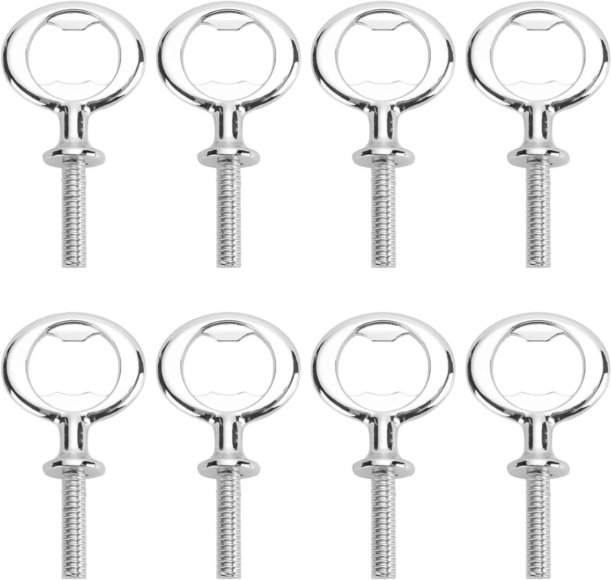Set van 8 Metal Bottle Openers - DIY Onverwerkte Flessenopener