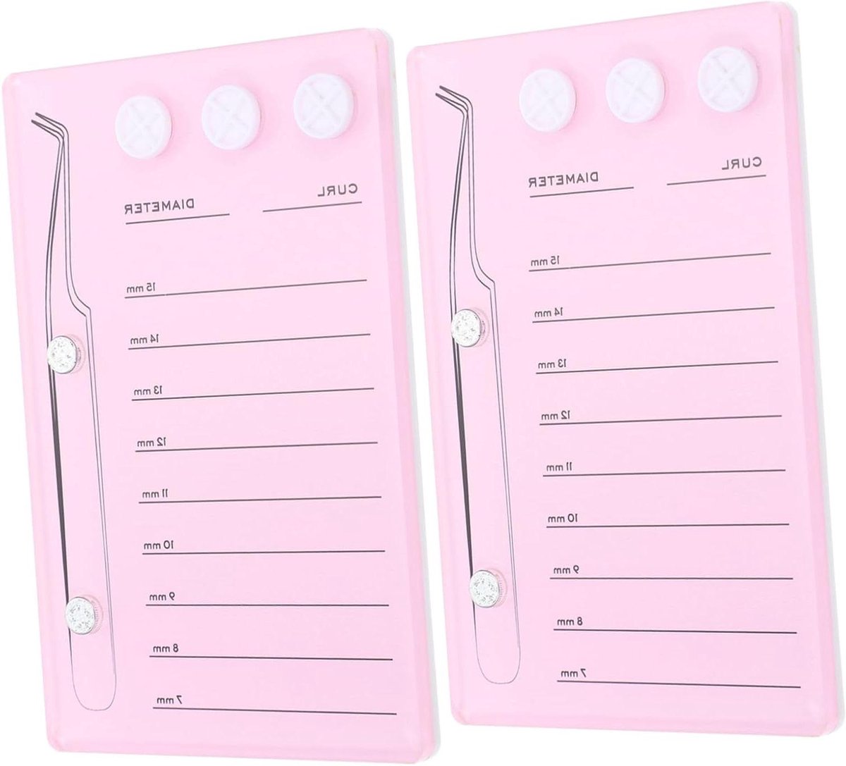 Wimper Tray - Wimper Board Lash Tray - Wimperverlenging Aanbrengen - Magnetische Fixatie - 143 cm - Roze