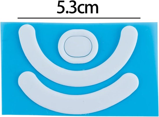 Muisvoetjes Set - Glijders - Soepel Gamen - Duurzaam Teflon Materiaal - 2 Sets - Wit — afbeelding 4