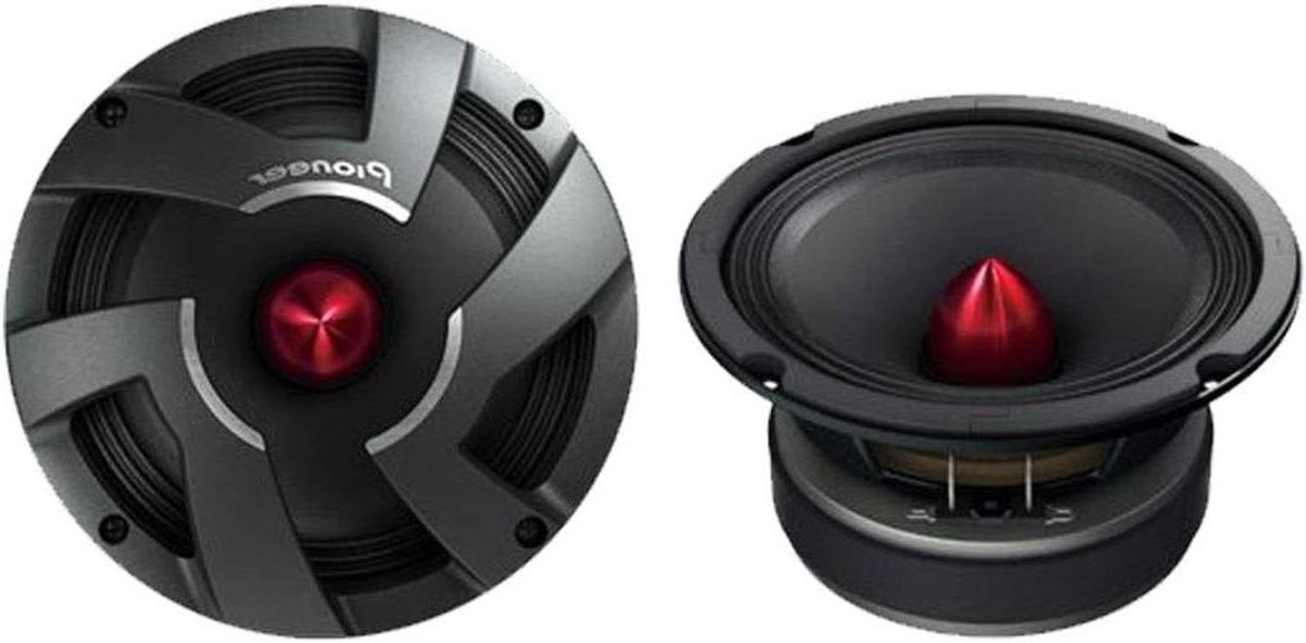 Middenbereik Autoluidsprekers - Auto Speakers - Muziek Luisteren - Hoge Efficiëntie - 6-3/4 inch - Zwart