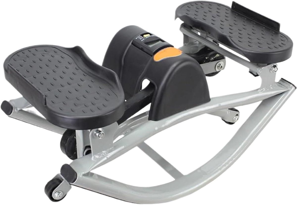 Zijwaartse Stepper - Fitnessapparaat - Thuis trainen - Stille hydraulische technologie - 50 x 25 x 25 cm - Zwart