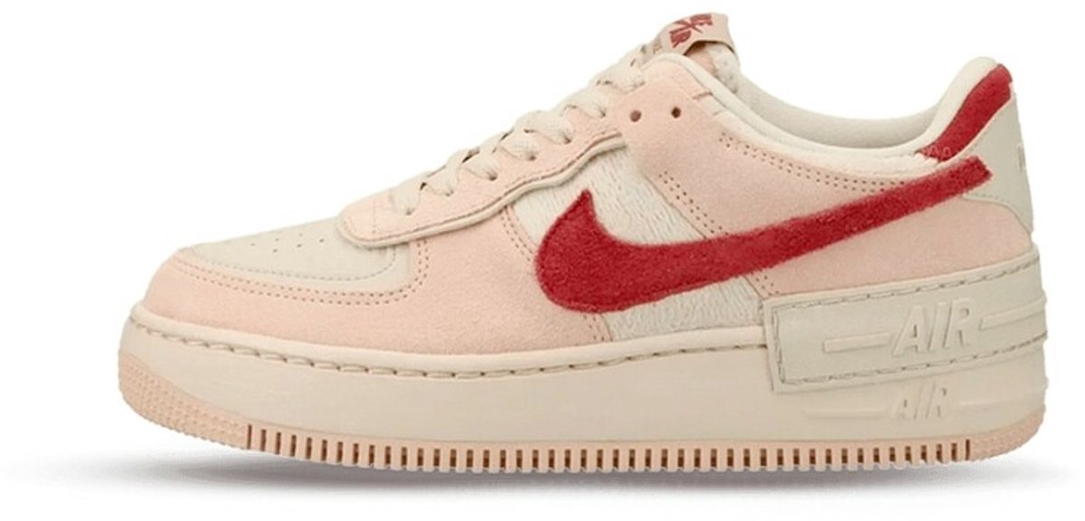 Nike Nike Air Force 1 Shadow Dames Sneaker Beige