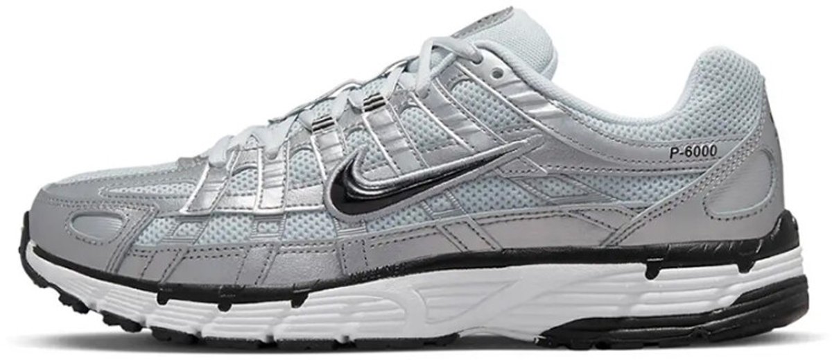 Nike p-6000 Unisex Sneaker Limited edition Metallic Zilver