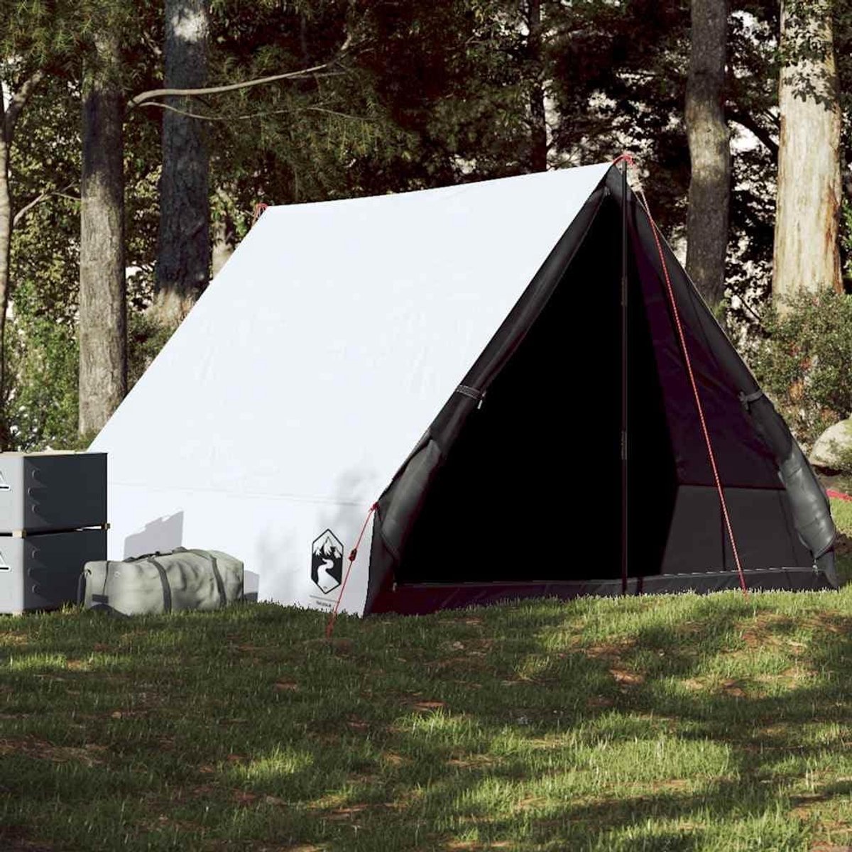 Lichte Camping Tent - Opvouwbare Tent - Buiten Kamperen - Glasvezelstangen - 2 Persoons - Groen