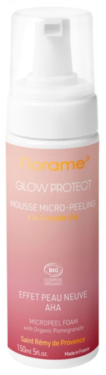Florame Glow Protect Mousse Micro-Peeling Bio 150 ml