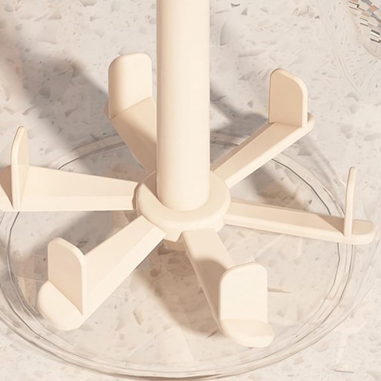 Eierroerder Handmatig - Keukenmixer Dranken - Eieren Mengen - Compact Draadloos Ontwerp - 550 ml - Wit — afbeelding 5