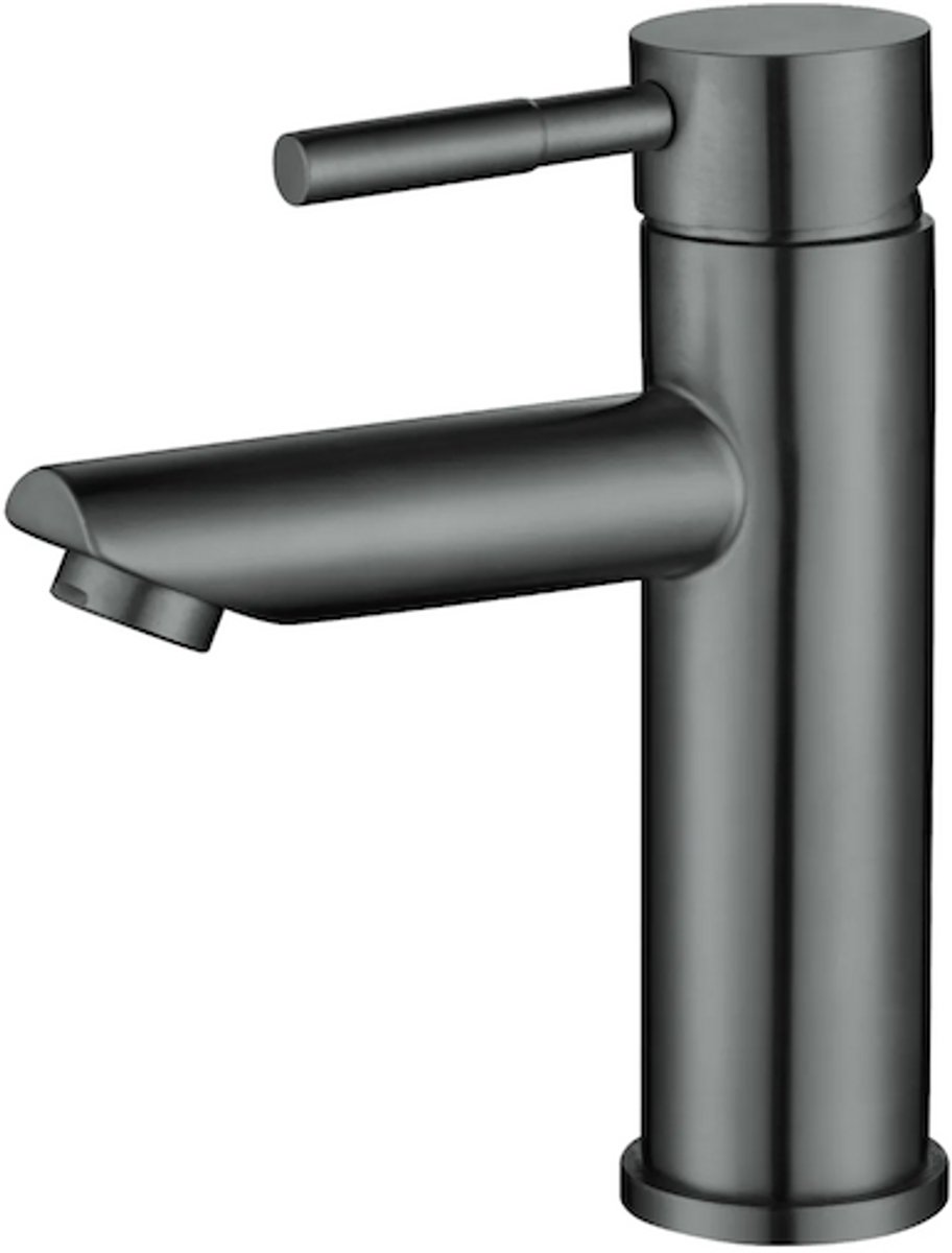 LINEA UNO - Narva laag - Gun metal - Wastafelkraan - - 201377