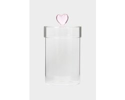 Sissy-Boy - Glazen pot - Roze hartje