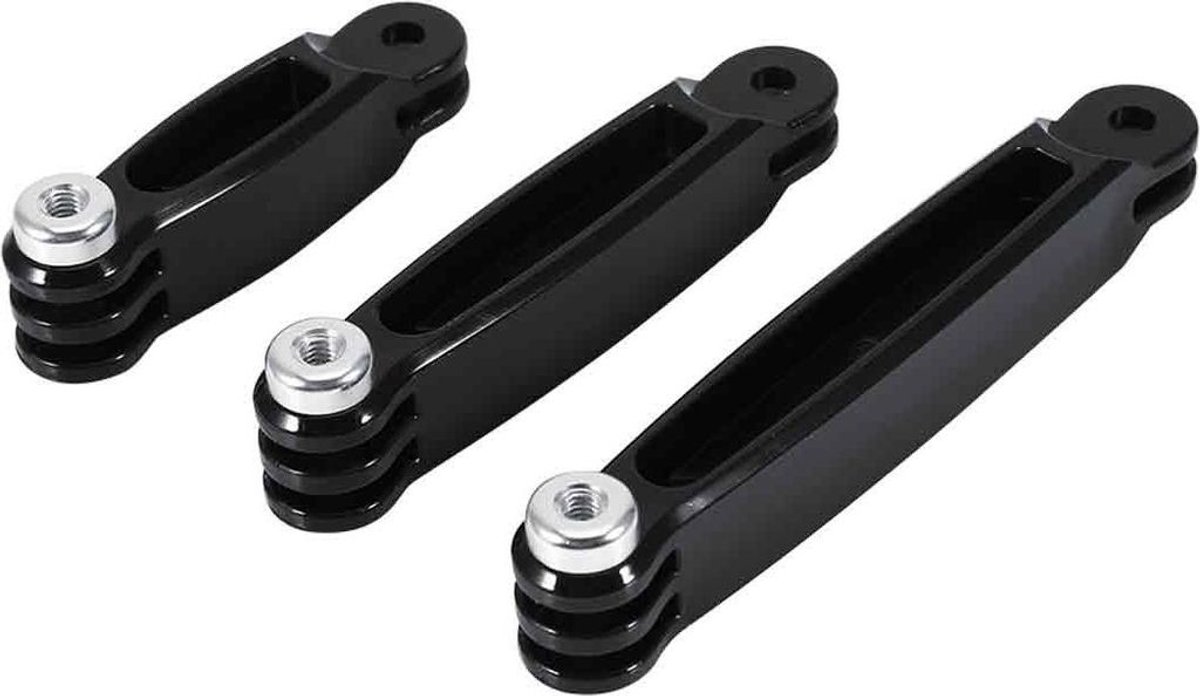 3-in-1 verlengarm montagekit Geschikt voor GoPro Hero 2/3/3+/4 Session