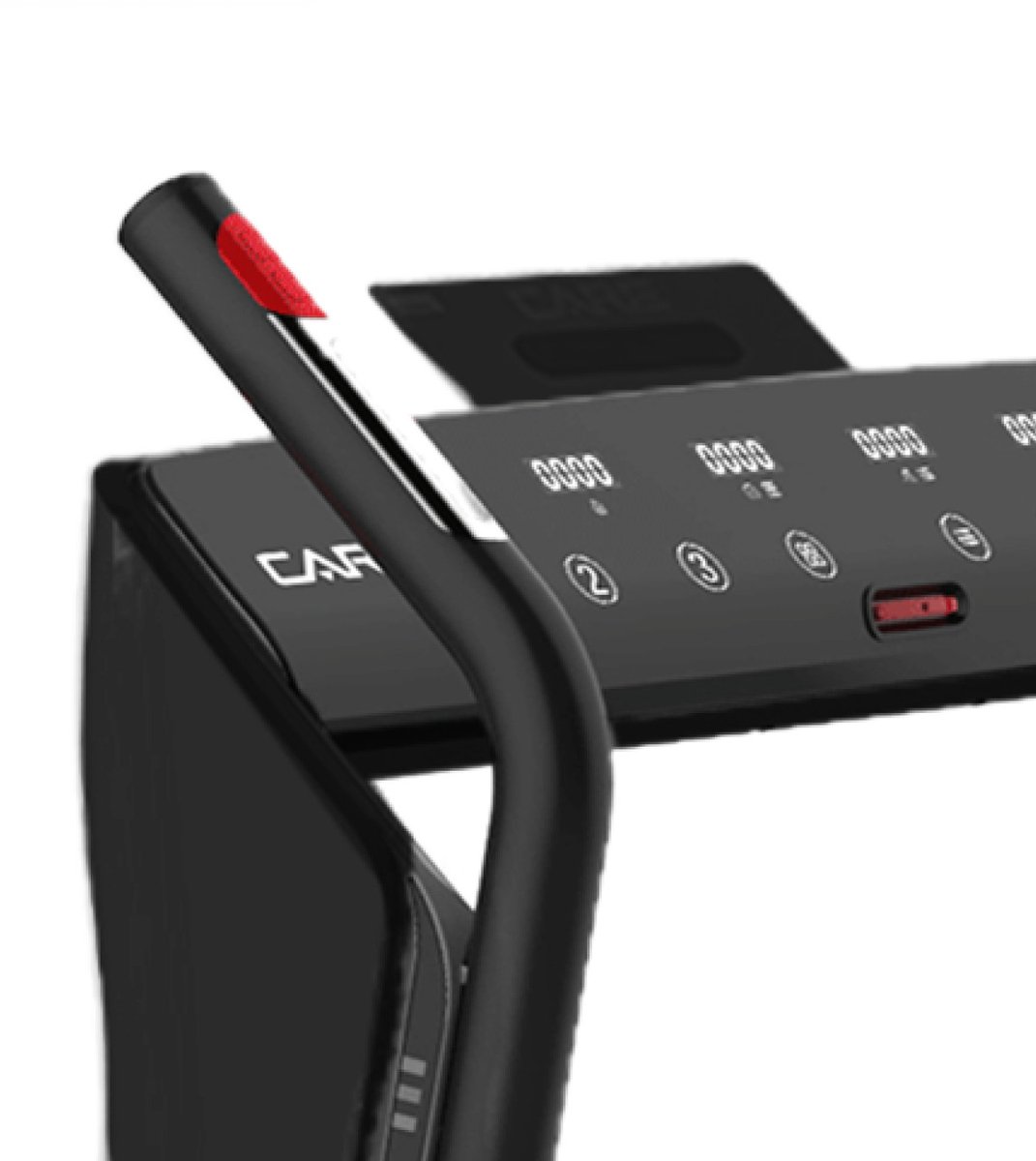 CARE CT-962 - Connected loopband - Maximale snelheid 14 km/u - 8 programma’s - Opvouwbaar - Gemotoriseerde helling tot max. 9% - Voor thuisgebruik - Zwart thumbnail 3