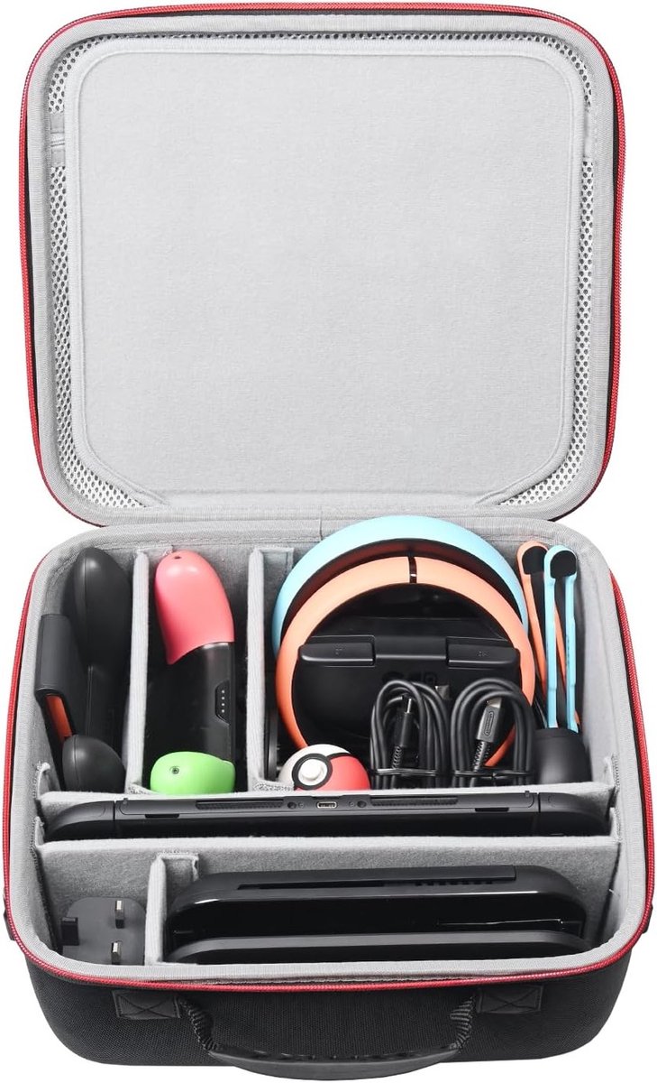 Complete Opbergtas voor Nintendo Switch 2 - Bescherming voor Console, Dock, Controllers en Accessoires, Ideaal voor Gaming en Reizen
