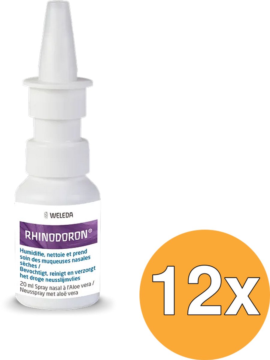 12x WELEDA Rhinodoron neusspray (20 ml)