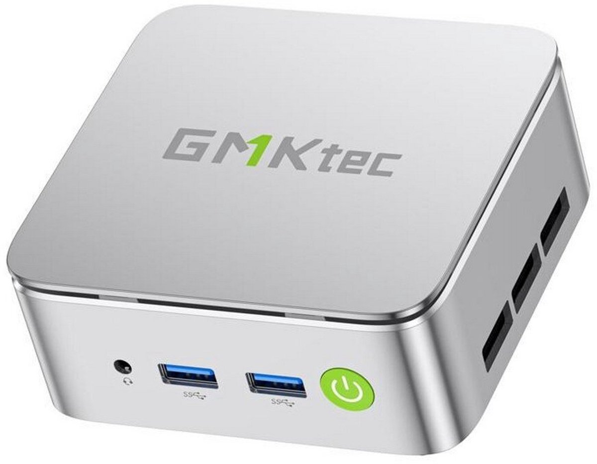 GMKtec G10 Mini PC – AMD Ryzen 5 3500U (4C/8T up to 3.7GHz) – 16GB RAM + 512GB M.2 SSD – 2.5G LAN – Triple 4K Display (HDMI/DP/USB-C) – Mini Desktop Computer voor Office, Gaming & Home