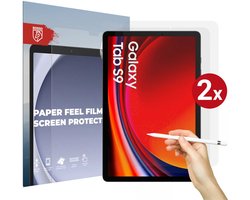 Rosso Paper Feel Screen Protector Geschikt voor Samsung Galaxy Tab Tab S11 / S10 Lite / S10 FE / S9 FE / S9 | Papier Gevoel Folie | Ultra Clear Beschermfolie | Case Friendly | Duo Pack