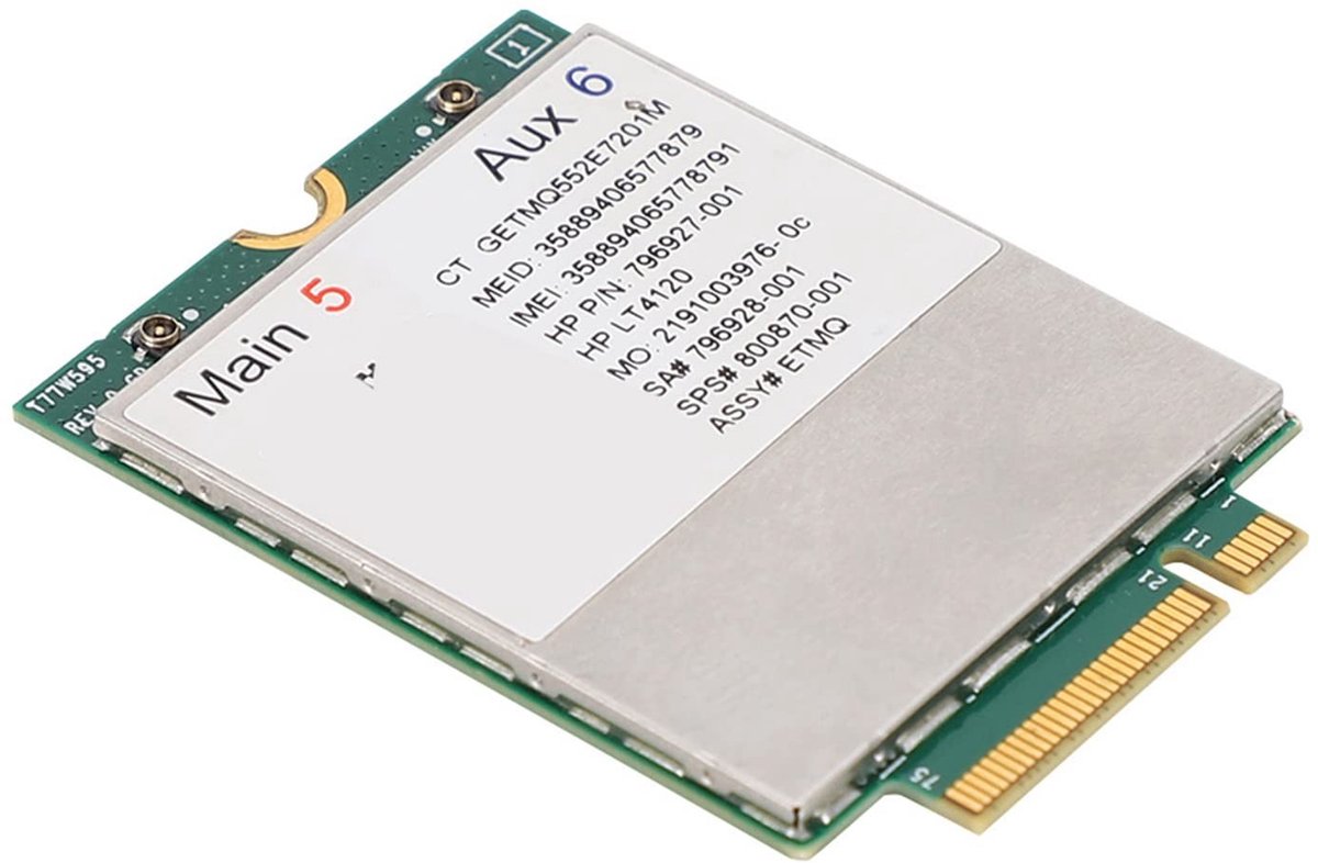 Allecto - Ngff 4G-module - Voor Probook Elitebook 820 840 850 G3 - Compact formaat - Snelle internetverbinding - Geschikt voor laptops - M...