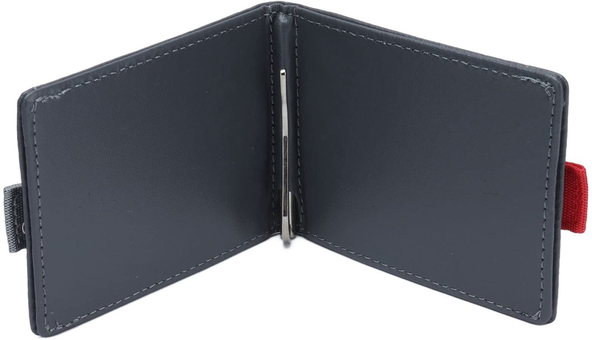 Allecto - Slim Pull Wallet - Modieuze Portemonnee - Lichtgrijs Leer - Kaartenhouder - Duurzaam en Stijlvol - Geschikt voor Heren