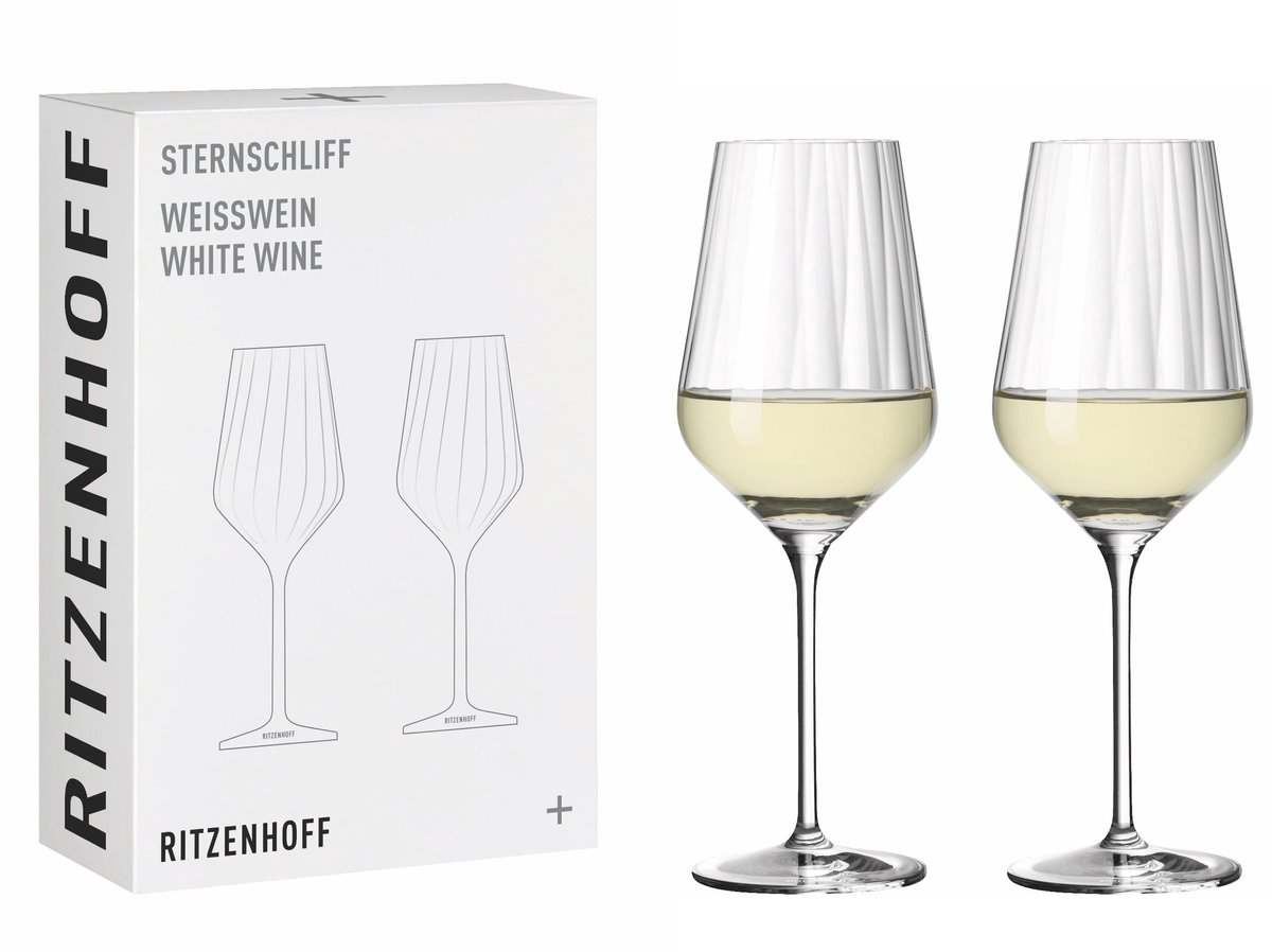 Ritzenhoff Sternschliff Wit Wijnglas 2 Stuks