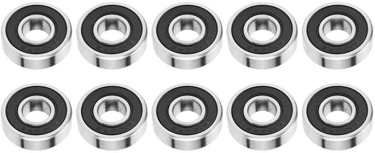 Allecto - Hoogwaardige Rubber Gesealde Kogellagers - 10 Stuks 6000-2RS - 10x26x8 mm - Geschikt voor diverse machines - Betrouwbare prestaties - Lan...