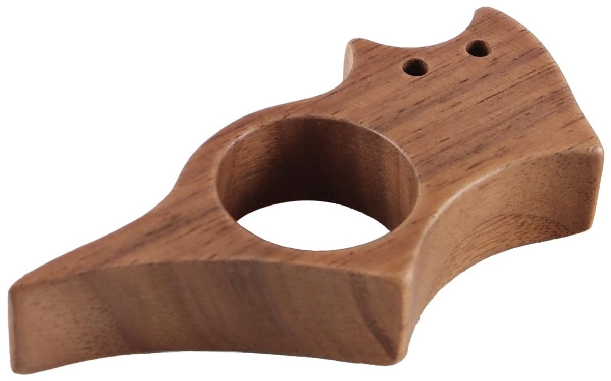 Walnut Thumb Leaf Holder - Ergonomische Boekstandaard voor Lezers en Studenten