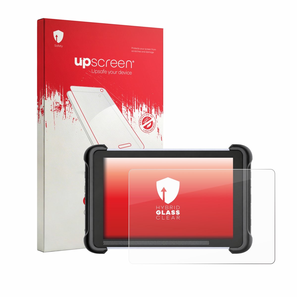 upscreen - Screenprotector voor MUCAR 892BT - Folie Beschermfolie Beschermglas transparant