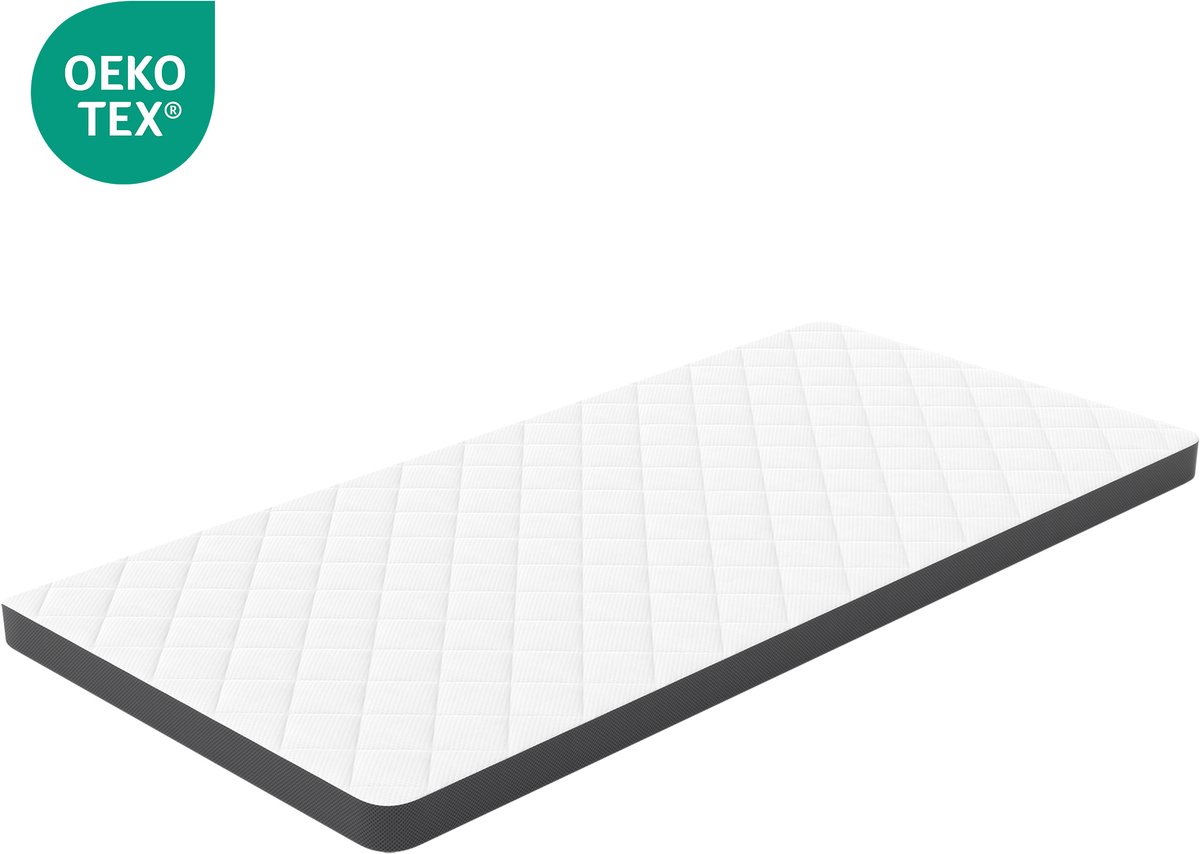 Schuimmatras 90x200 cm – H3 Medium/Stevig – 7 cm Hoog – 7 Zones Ergonomisch – OEKO-TEX Gecertificeerd – Licht & Comfortabel