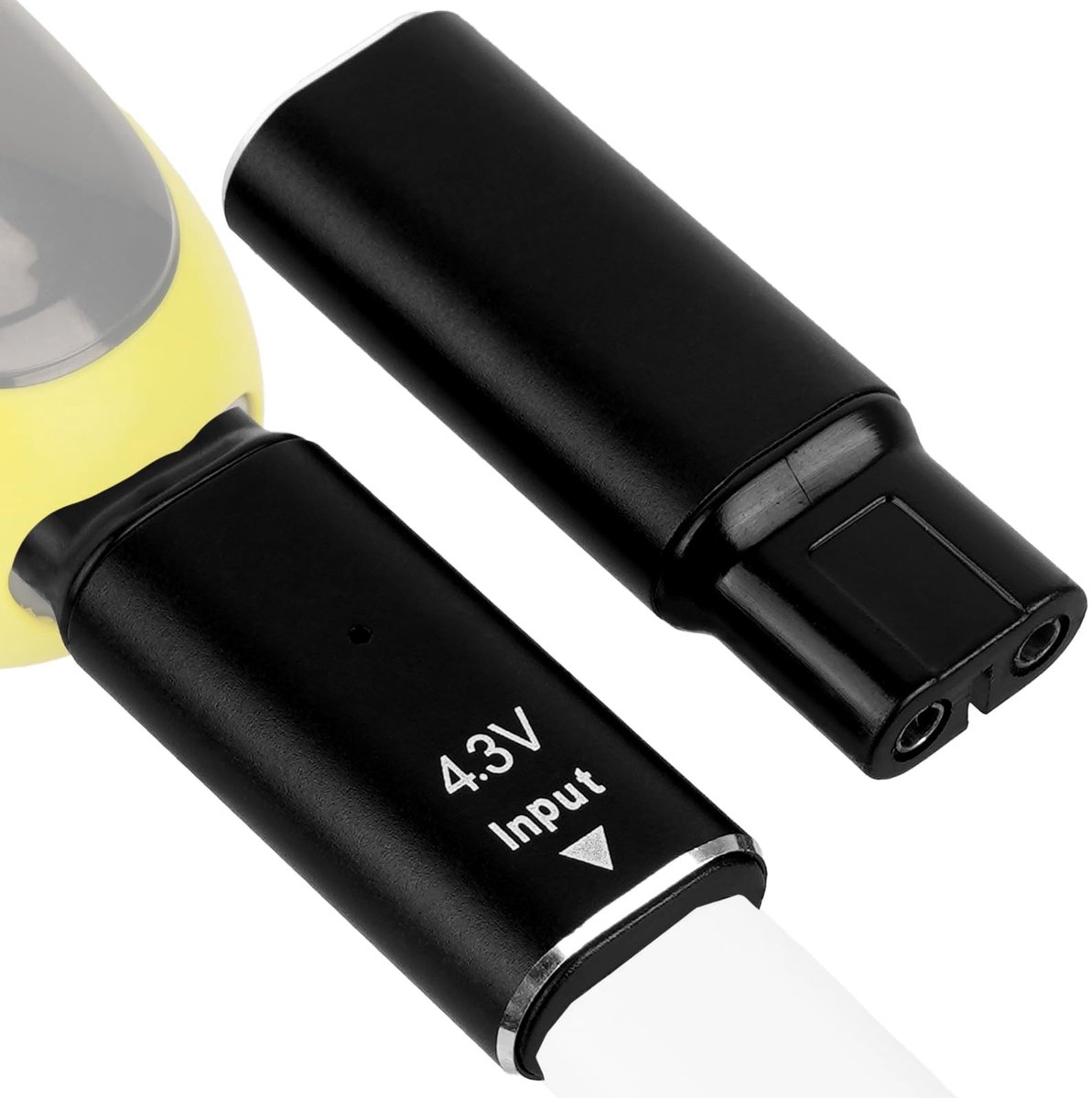 Allecto - Scheerapparaatadapter - Type C - Duurzaam en lichtgewicht - Zwart - USB-C laadconverter - Compatibel met Philips Norelco OneBlade - 4.3V