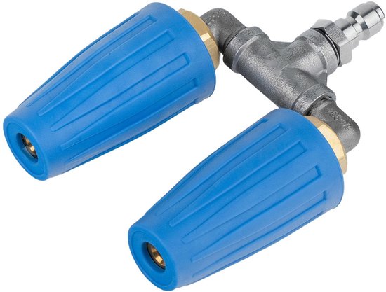 Allecto - Dubbele Turbo Nozzle - Hogedrukreiniger Accessoire - 4000 PSI - Messing en Keramiek - Voor Effectieve Reiniging - Voor Tuin en Auto - Hog... van Allecto — afbeelding 3