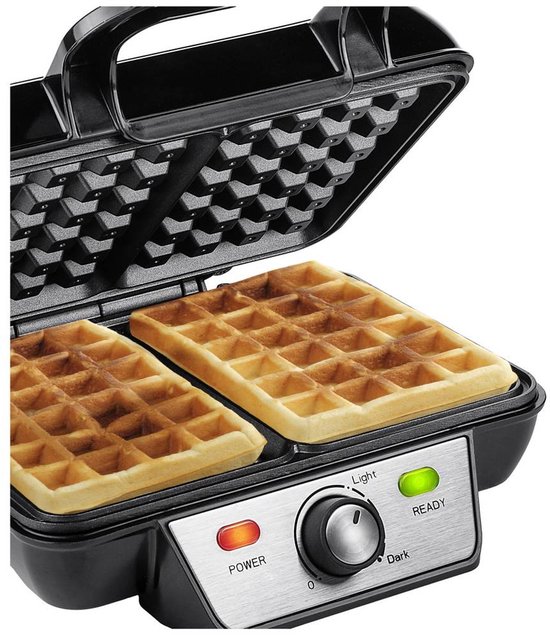 Tristar Wafelijzer - WF-2195 - 1000W - 2 wafels - Anti aanbaklaag - PFAS-vrij