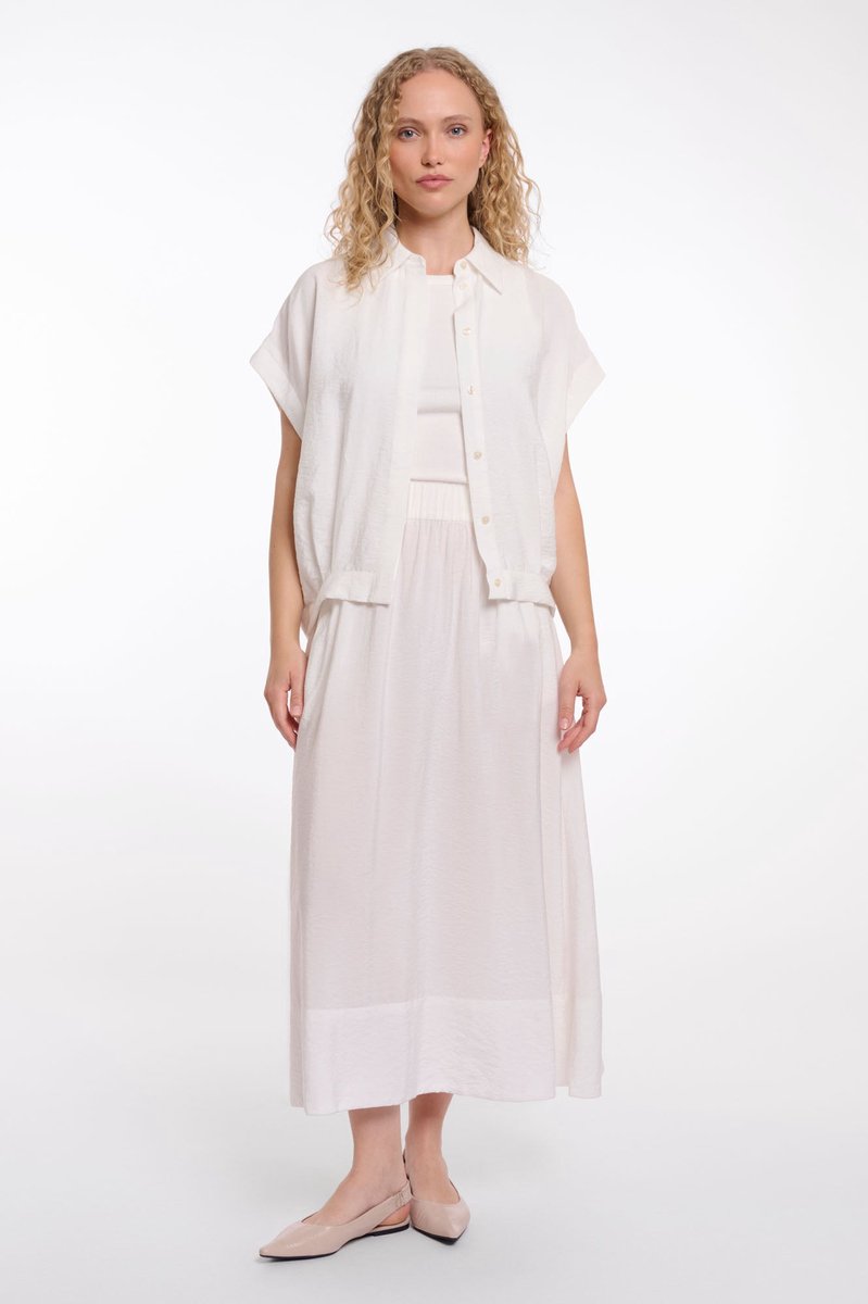 Rino & Pelle Rokken - Tosca midi skirt - Wit