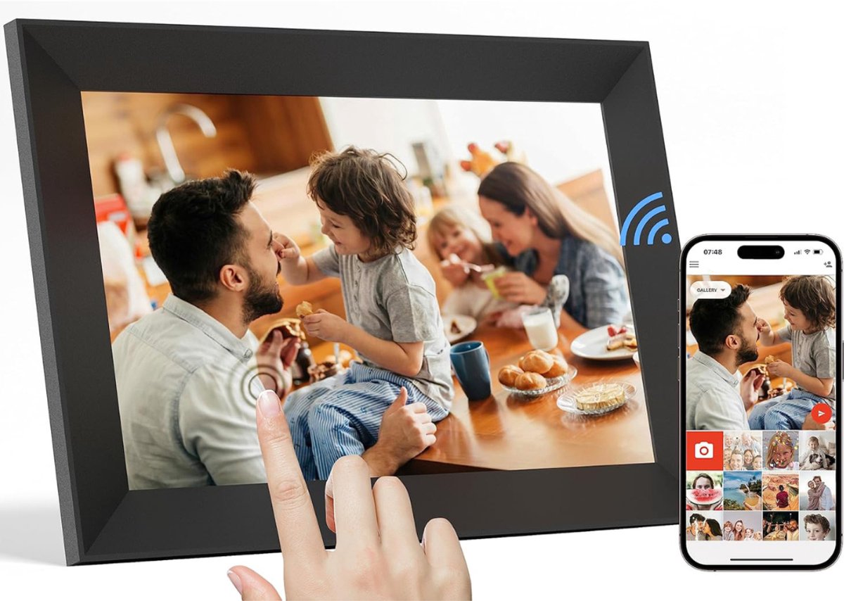 TopChoice® Digitale Fotolijst met Wifi - Fotokader - Frameo- 32GB - Touchscreen - Zwart