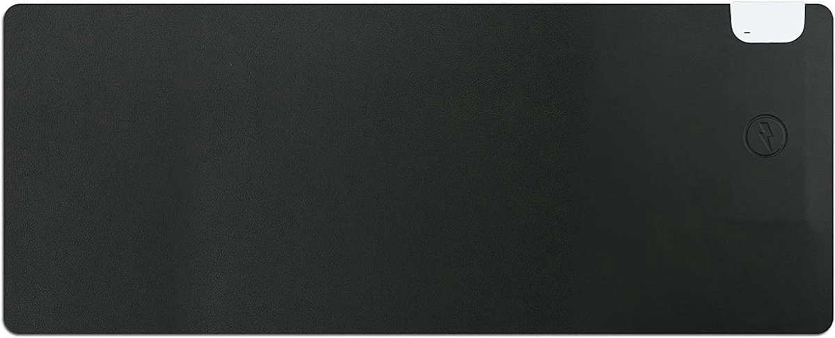 Grote XXL Muismat van PU Leer, Desk Mat voor Gaming en Kantoor, 80 x 32 cm, Zwart