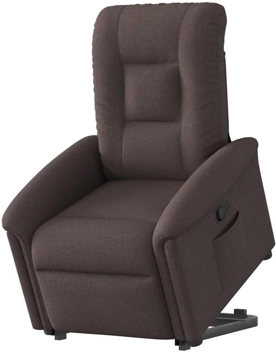 Relaxstoel met opstahulp - Zitstoel sta-op - Comfortabel ontspannen - Elektrische sta-functie - 77 x 915 x 96 cm - Donkerbruin
