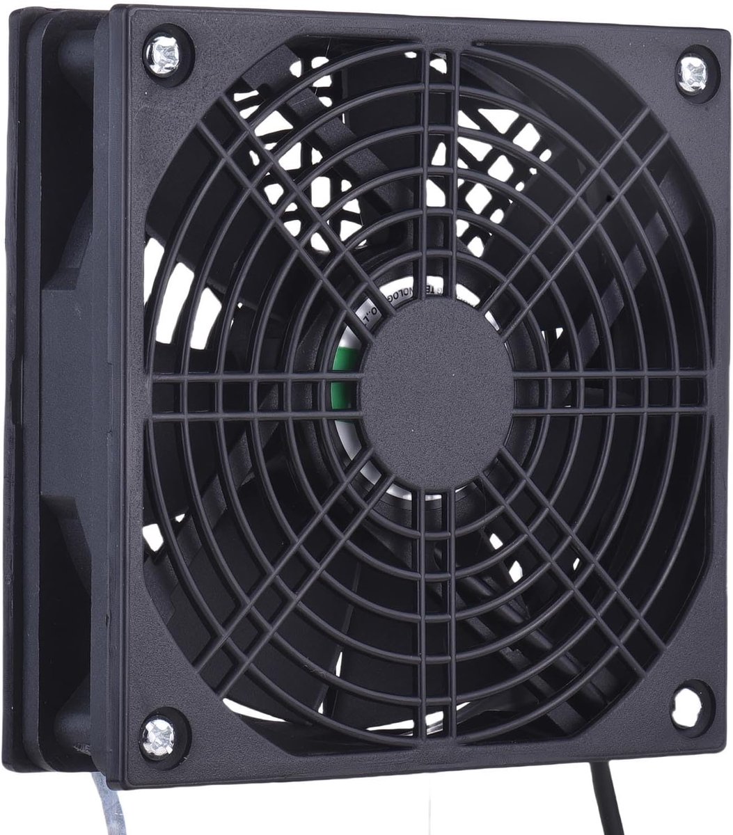 Afzuigventilator op zonne-energie - Zonneventilator - Ventilatie in kas - Dubbele hoge sne