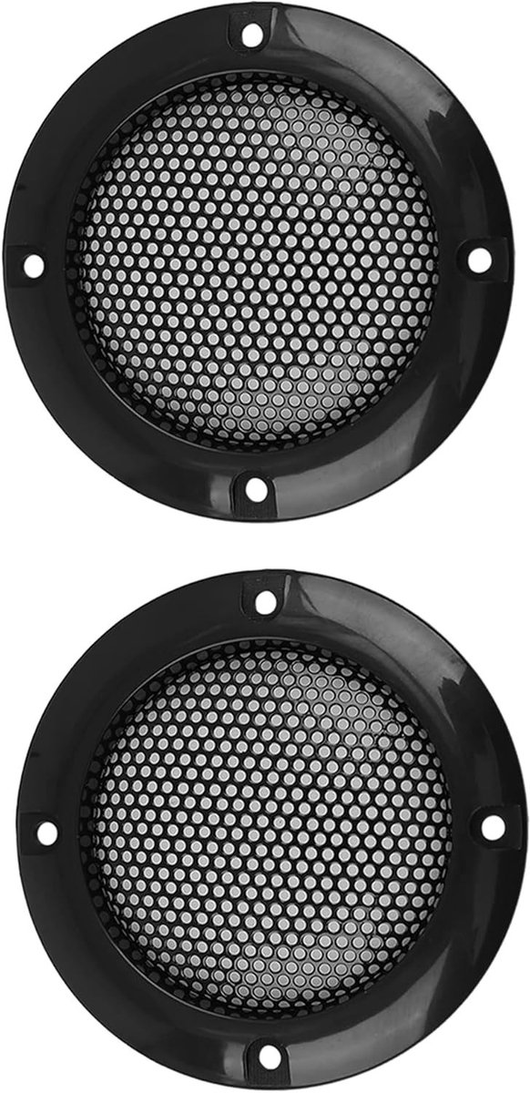 2.5 inch Auto Speaker Cover Set - Mesh Bescherming voor Woofer en Subwoofer Grill, 2 Stuks