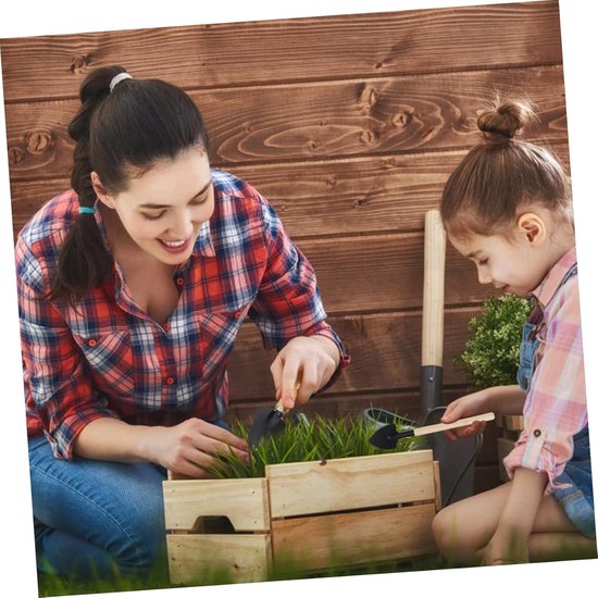 Tuingereedschap Set - Mini Tuinset - Planten Verzorgen - Ergonomisch Ontwerp - 23 cm Lengte - Diverse Kleuren van Tuingereedschap. — afbeelding 2