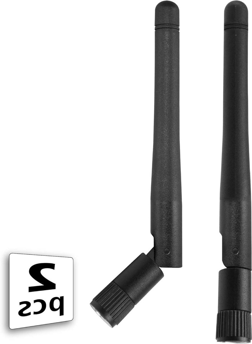 Wifi Antenne - Draadloze Versterker - Signaal Verbeteren - Omnidirectioneel Ontwerp - 2 stuks - Zwart