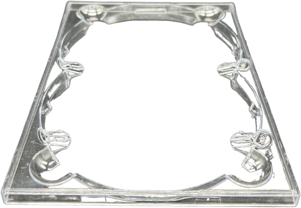 DVD Opslag Trays - Dubbele Media Hoesjes - Digitale Archivering - Glanzend Helder Materiaal - 5 Stuks - Transparant