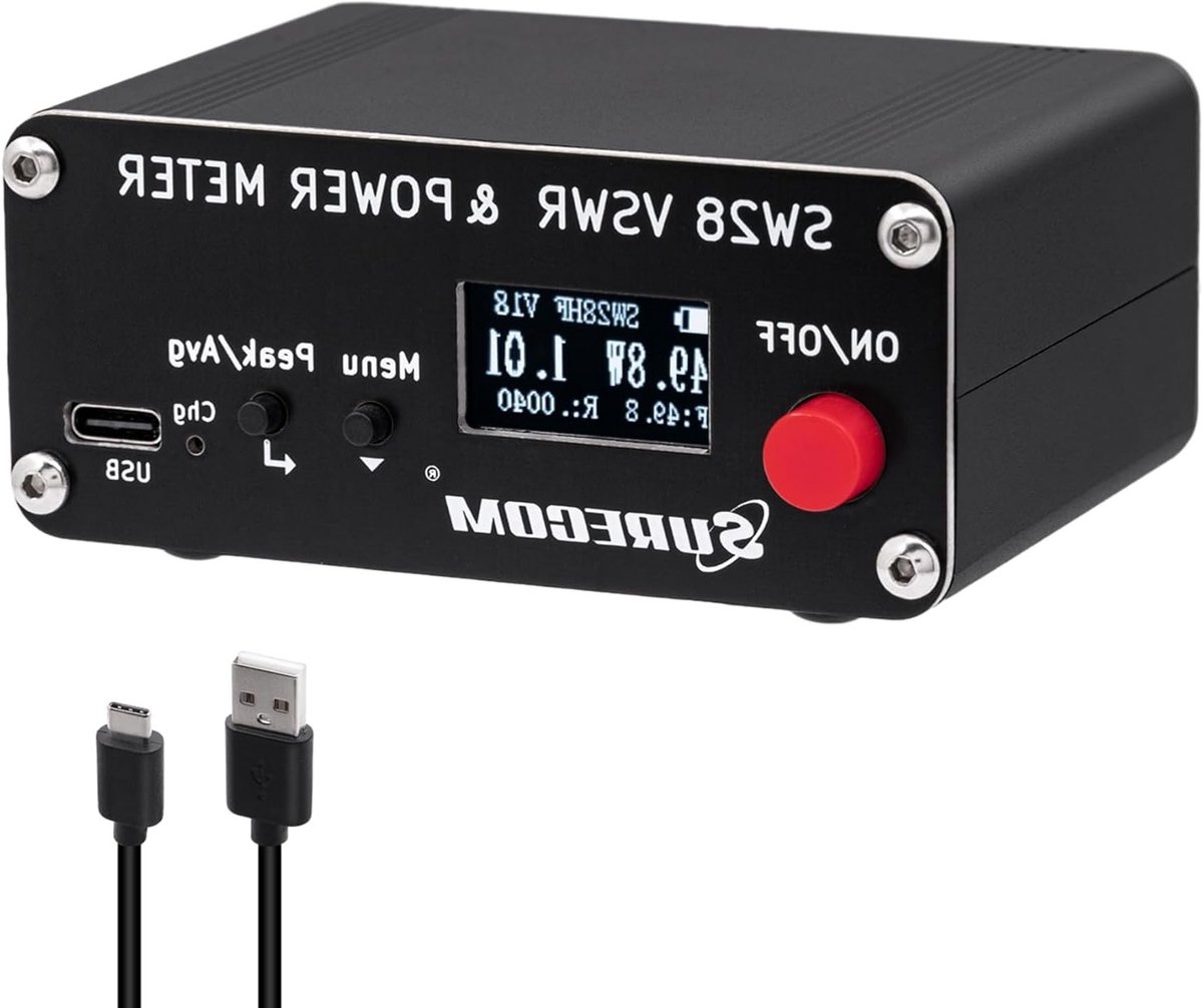 Zeer nauwkeurige V.S.W.R. en Power Meter voor 1.5MHz-60MHz met 120W capaciteit en compacte afmetingen