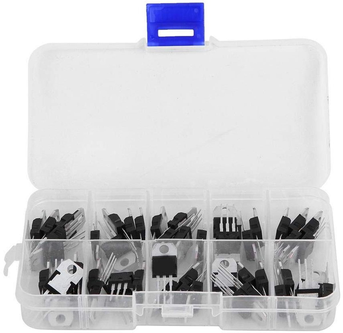 Transistor Kit - Componenten Assortiment - Elektronica Projecten - Meerdere Spanningsregelaars - 50 Stuks - Niet Van Toepassing