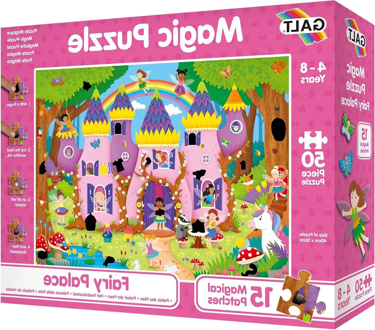 Magische Puzzel - Legpuzzel Feeën - Kinderspel - Verborgen Afbeelding - 40 x 55 cm - Meerkleurig
